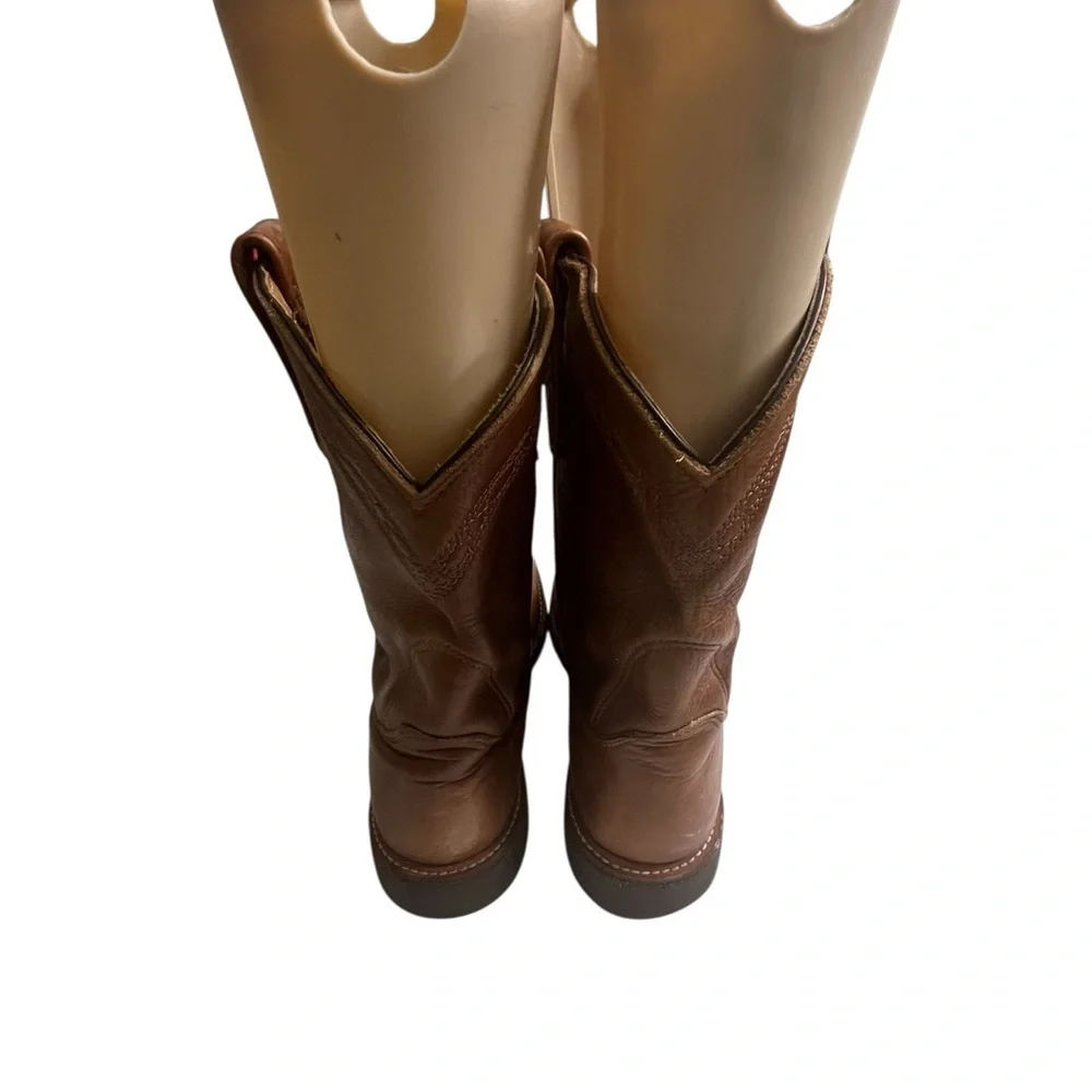 Red Wing Shoes Tan Leather Boots, size 10D